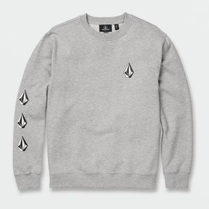 Volcom New Men's Iconic Stone Crew Sweatshirt